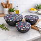 Bowl Covers - Set of 3 - Flowers