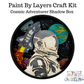 Paint by Layers - Cosmic Adventurer - Shadow Box Kit