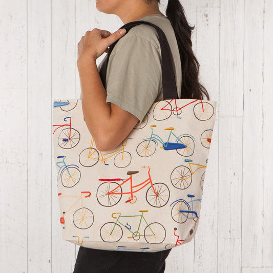 Bicycles - Reusable Tote Bag (100% cotton)