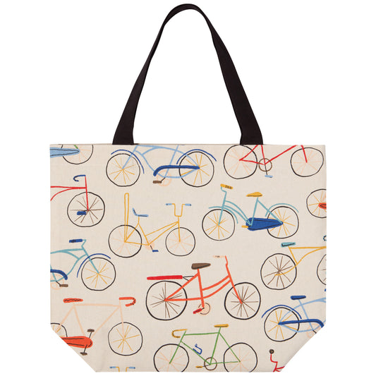 Bicycles - Reusable Tote Bag (100% cotton)