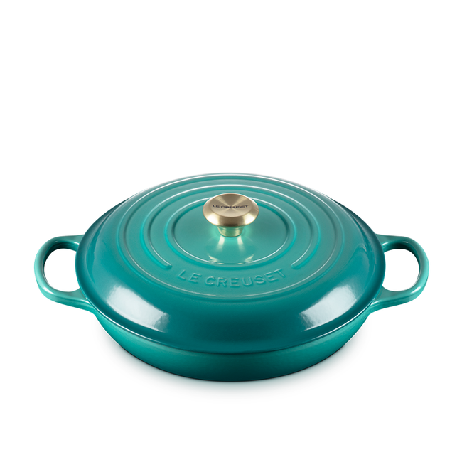 NEW Le Creuset Braiser 3.5L - Bleu Riviera