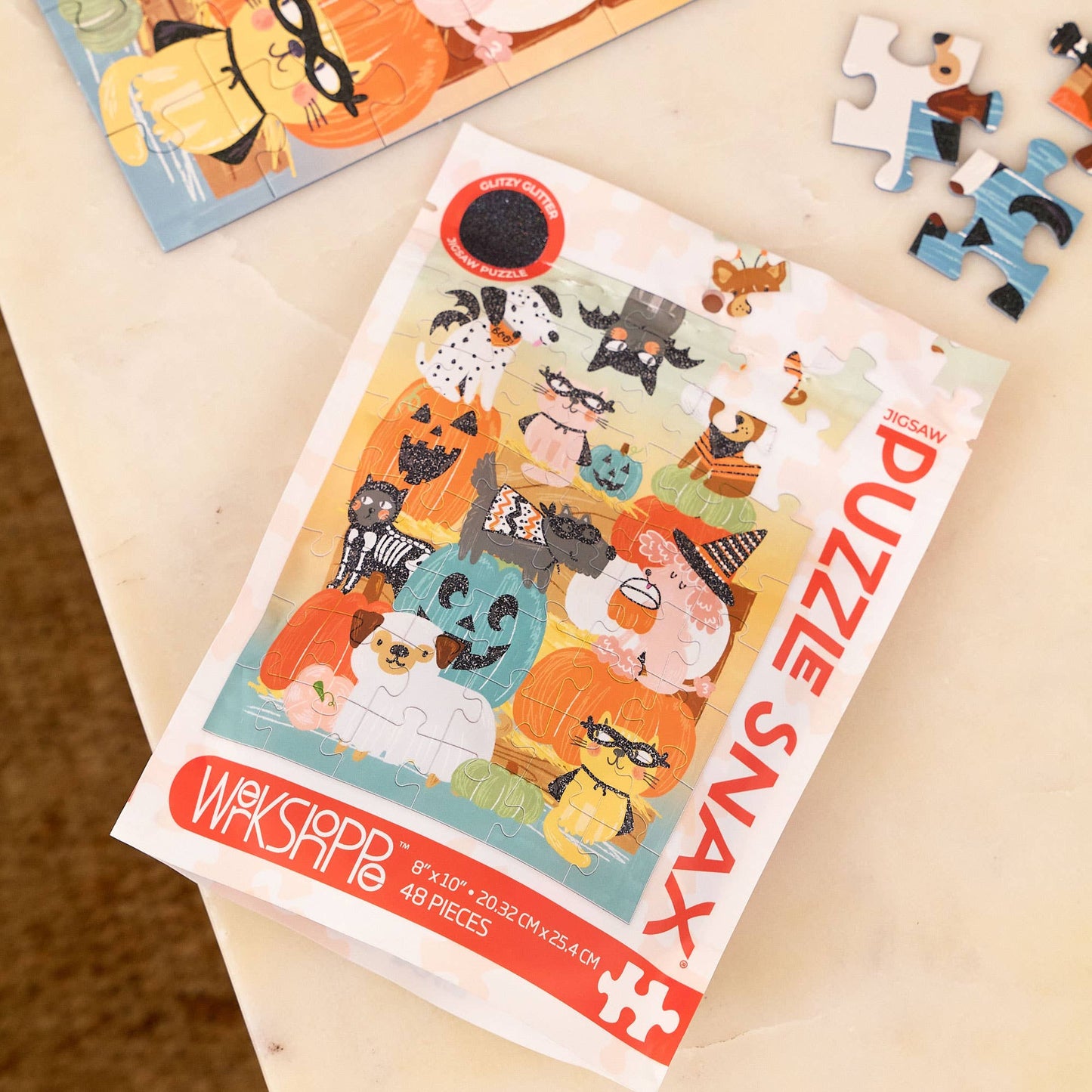 WerkShoppe - Pumpkin Patch Kids Halloween Puzzle Snax (48 Piece)