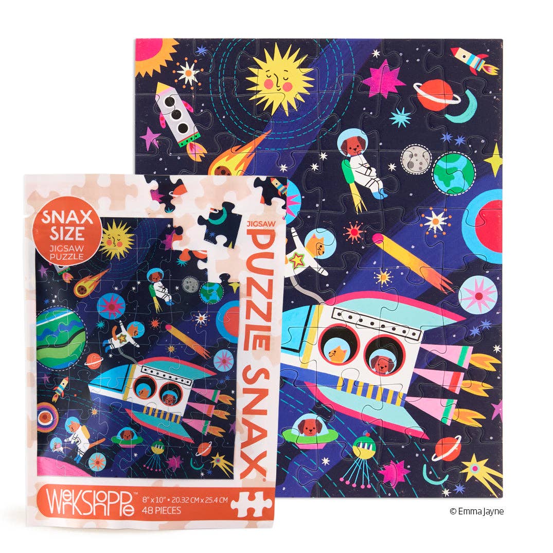 WerkShoppe - Pets In Space Puzzle Snax (48 Piece)