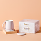 Smart Heated Mug Kit 2.0 | Warmer + Wireless Charger: Grey Lilac