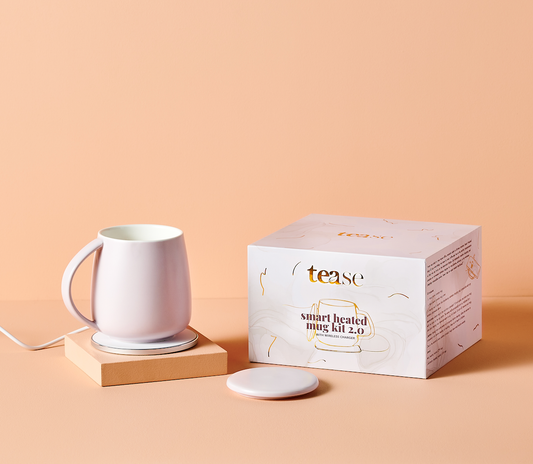 Smart Heated Mug Kit 2.0 | Warmer + Wireless Charger: Grey Lilac
