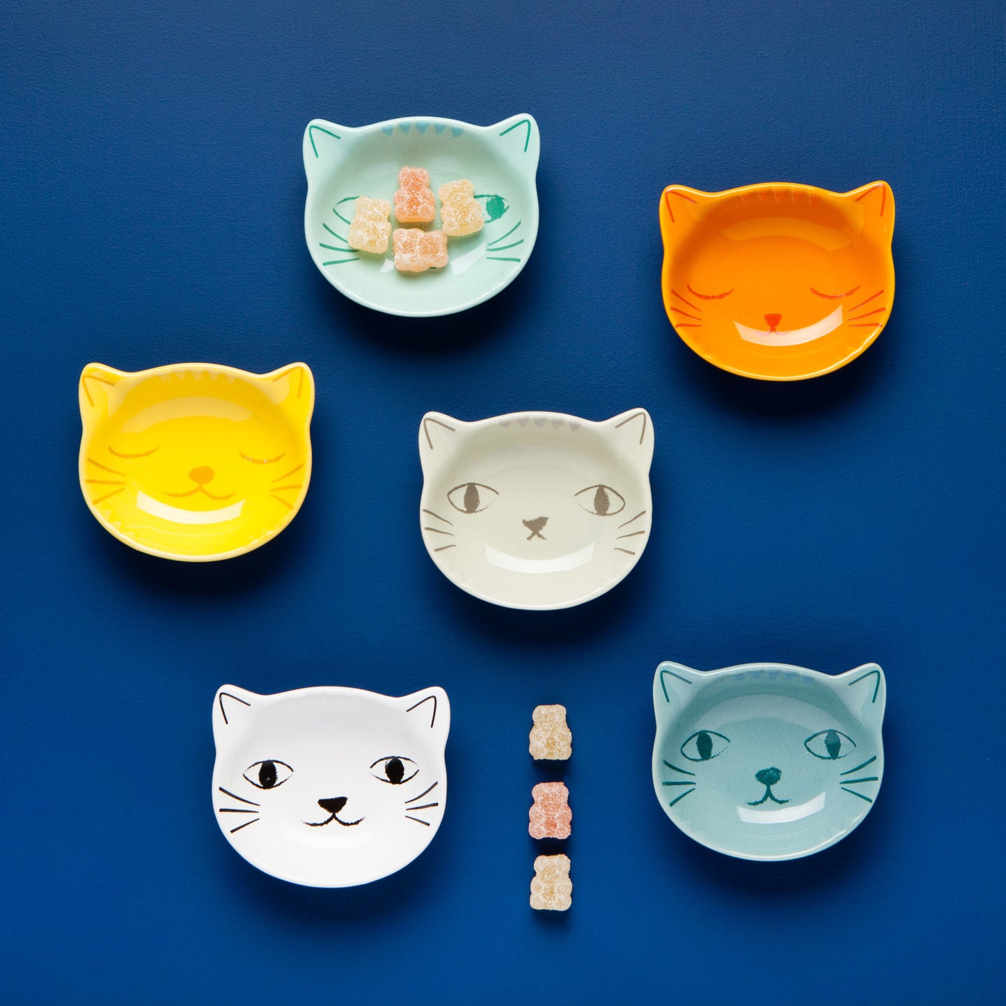 Cats Pinch Bowl - Set of 6