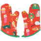 Christmas Cats Oven Mitts (Set of 2)