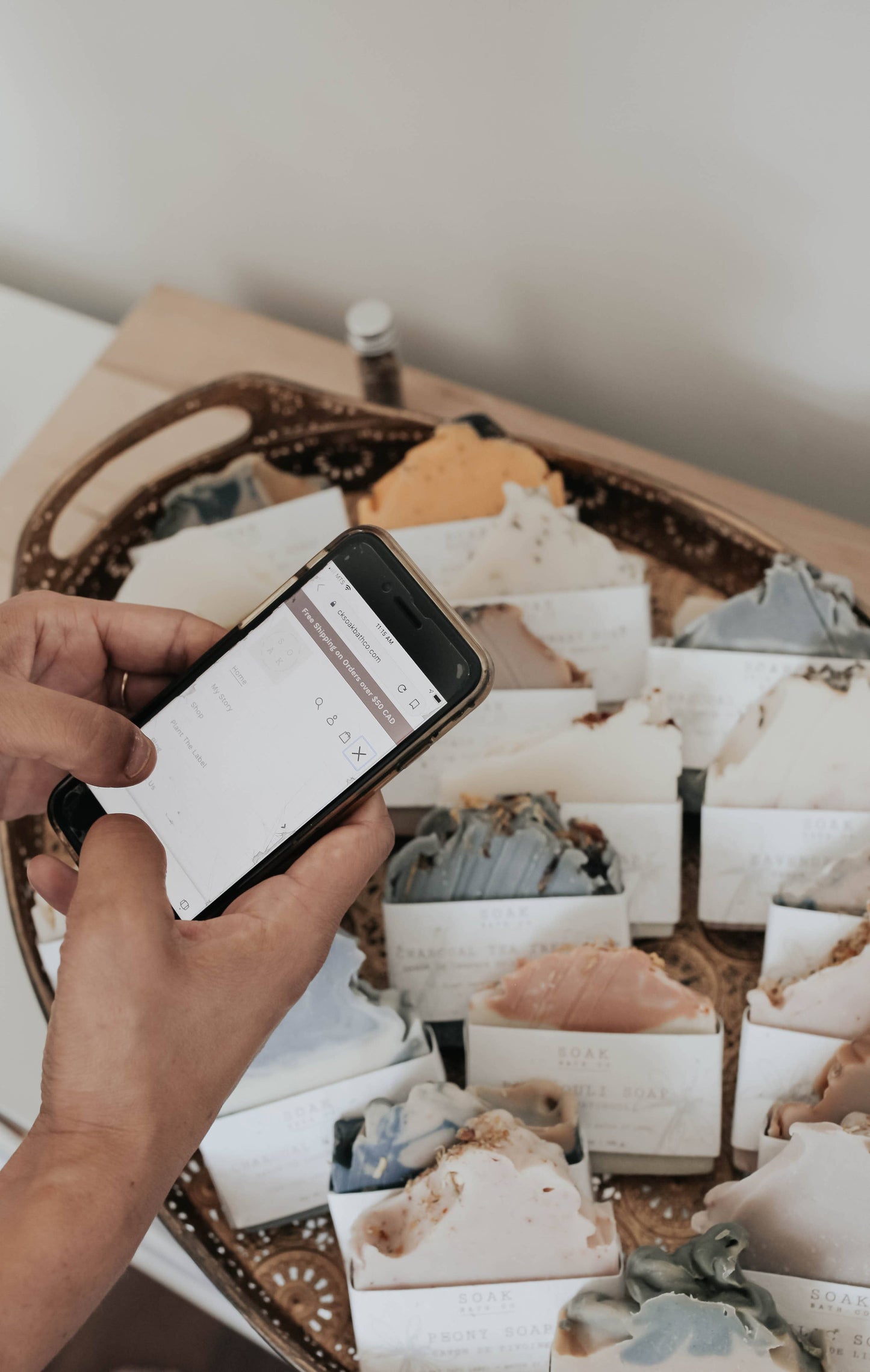 SOAK Bath Co - Warm Vanilla Lavender Soap Bar