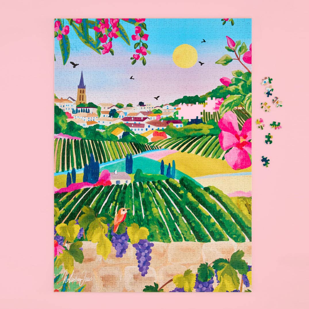 WerkShoppe – Village Vineyard Puzzle (1000 Piece)