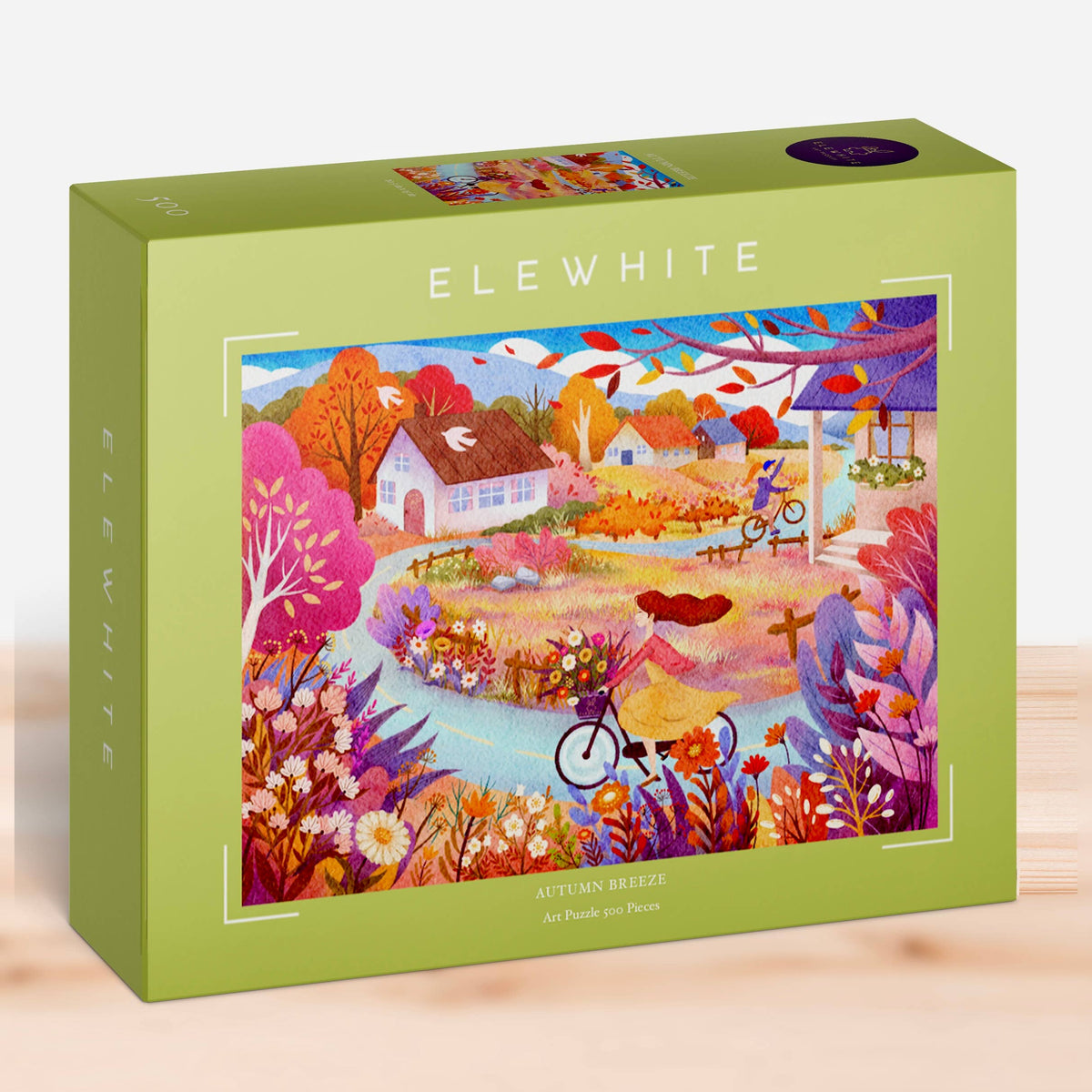 ELEWHITE - Autumn Breeze Art Jigsaw Puzzle (500 Pieces)
