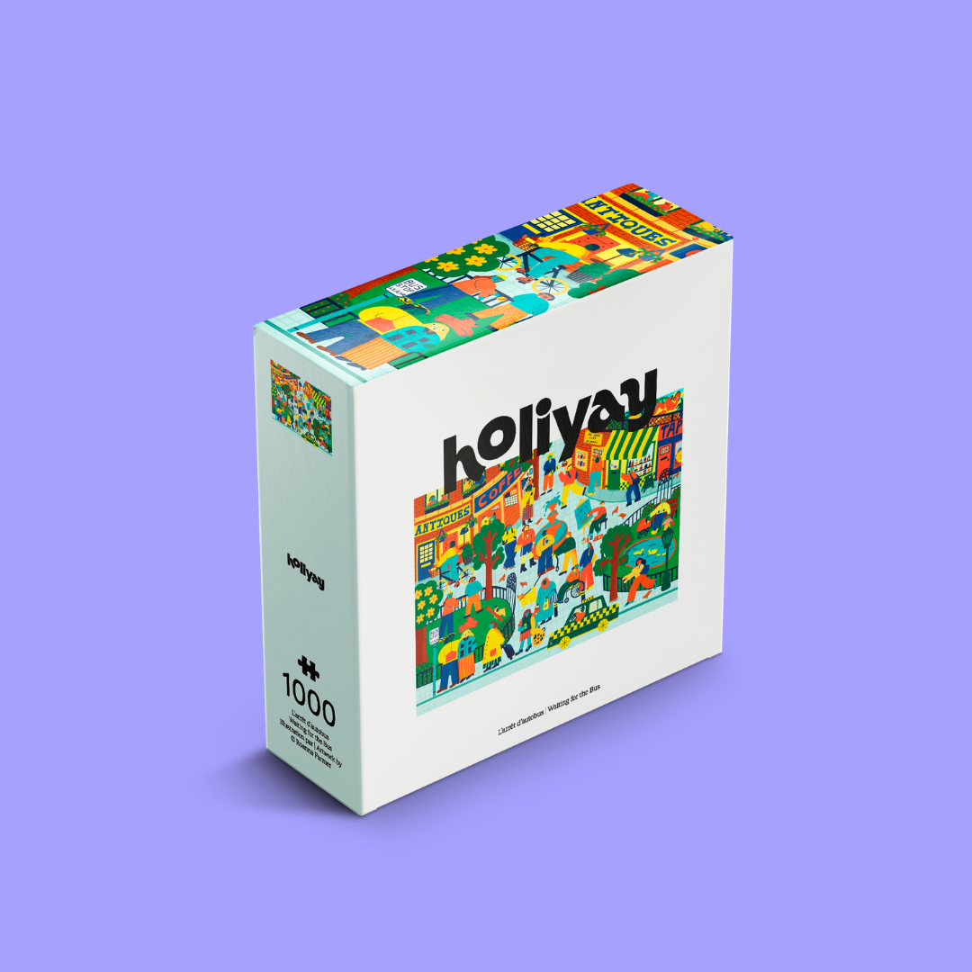 Holiyay Puzzles - Waiting for the Bus (1000 pieces)
