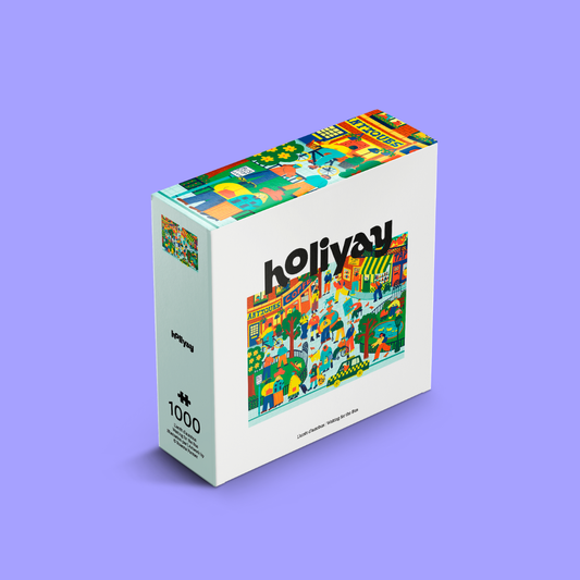 Holiyay Puzzles - Waiting for the Bus (1000 pieces)