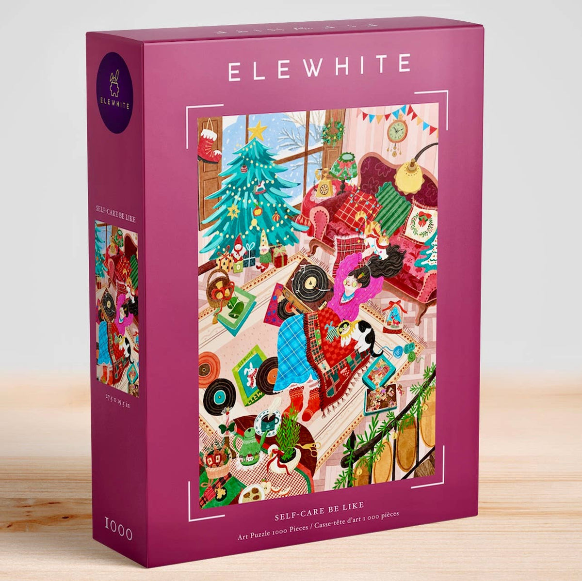 ELEWHITE - Self-care Be Like Art Jigsaw Puzzle (1000 Pieces)