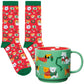 Christmas Mug and Socks Set - Holiday Dog Hounds