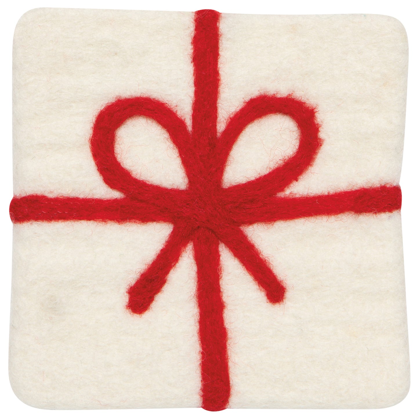 Felt Wool Coasters (Set of 4 – Christmas Presents)