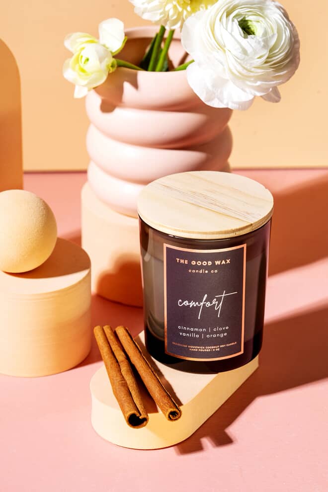 The Good Wax - "Comfort" Cinnamon + Clove + Orange + Vanilla - Candle