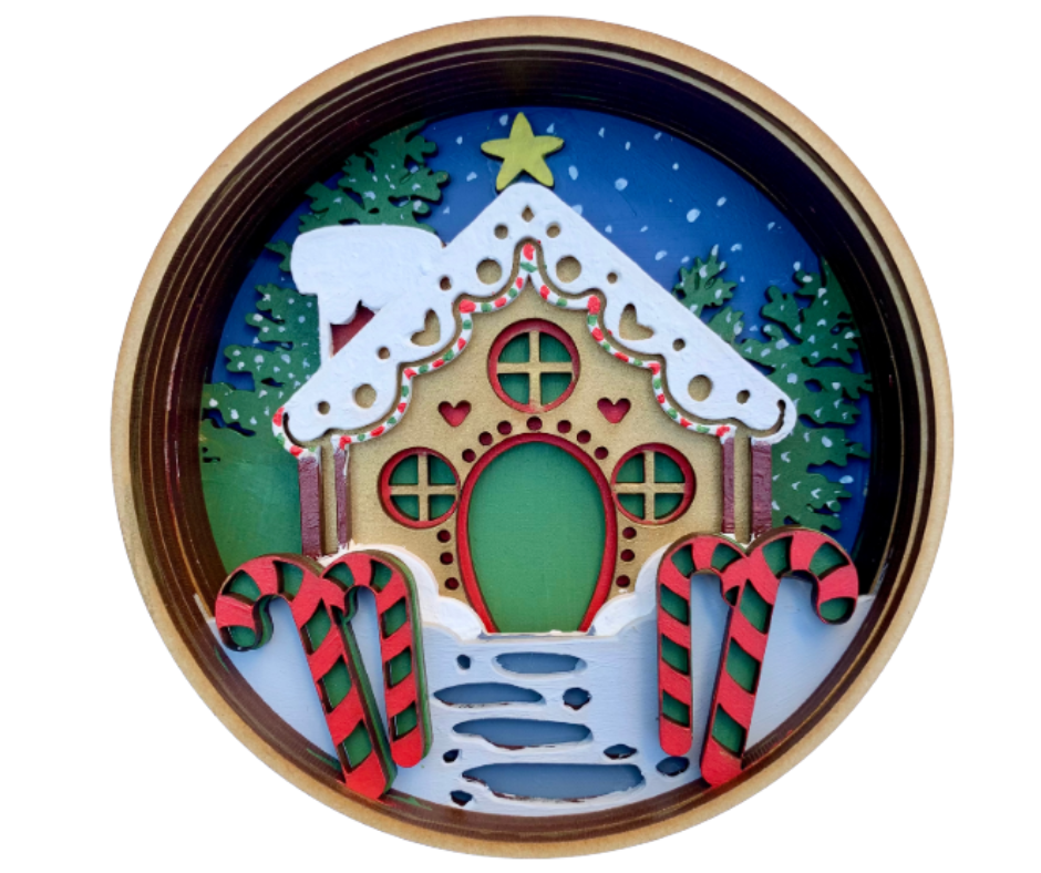 Paint by Layers - Sugar & Spice - Shadow Box Kit