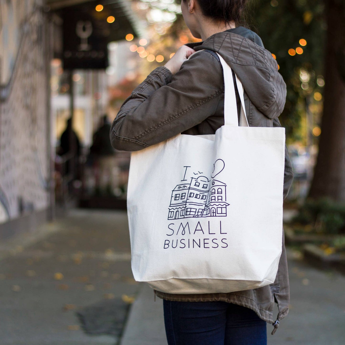 Reusable Tote Bag - Support Local Small Businesses