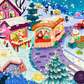 ELEWHITE - Whimsy Town Panoramic Puzzle (1000 Pieces)