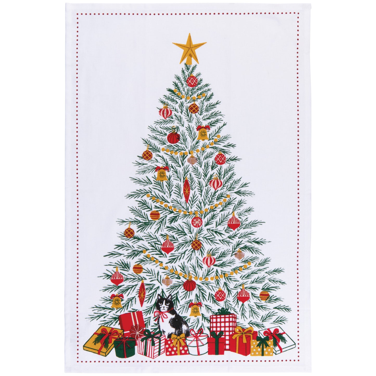 Christmas Cats Dishtowel