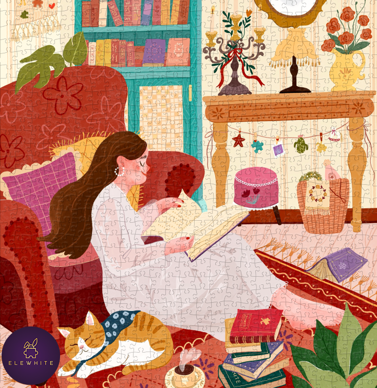 ELEWHITE - Quiet Joy Art Puzzle (1000 Pieces)