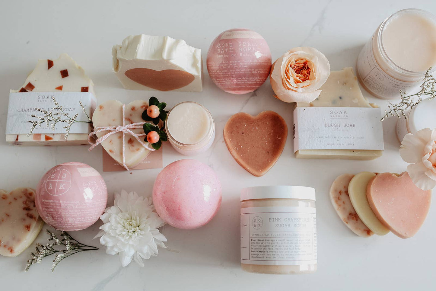 SOAK Bath Co - Sweetheart Soap Stacks
