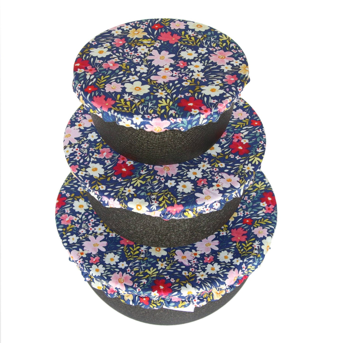 Bowl Covers - Set of 3 - Flowers