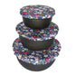 Bowl Covers - Set of 3 - Flowers