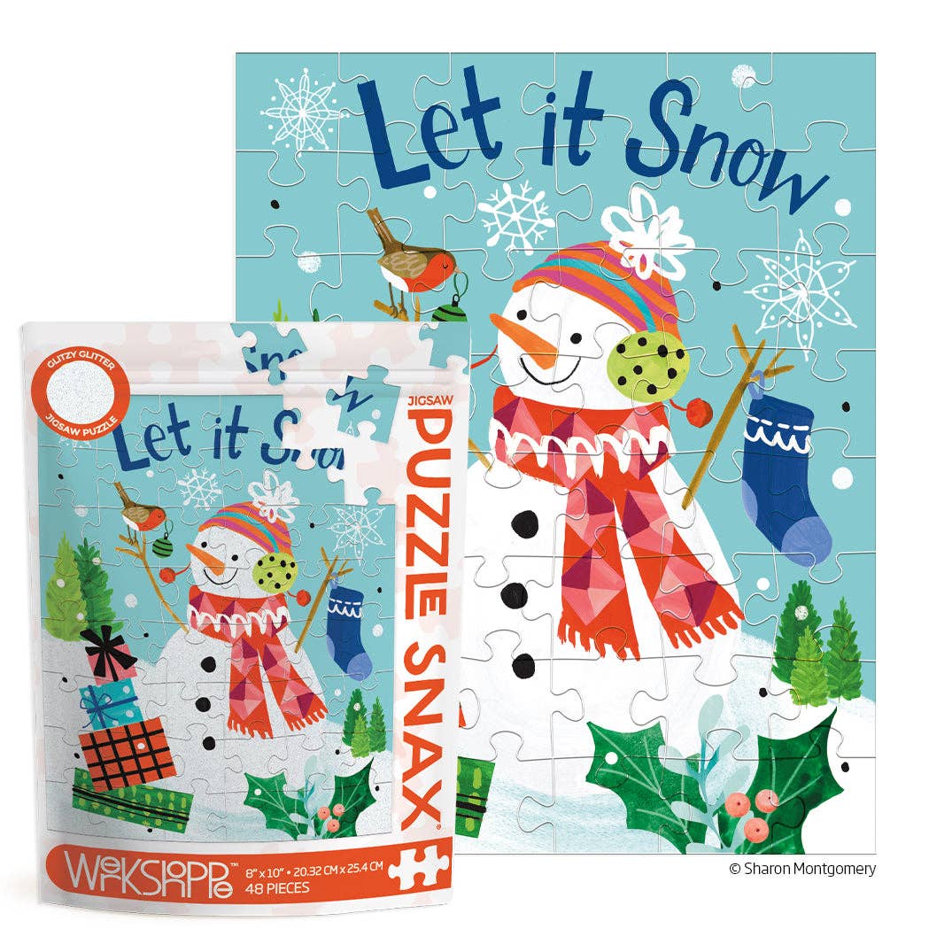WerkShoppe - Let It Snow Puzzle Snax (48 Piece)