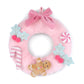 MON AMI – Festive Wreath Plush Decor (Pink)
