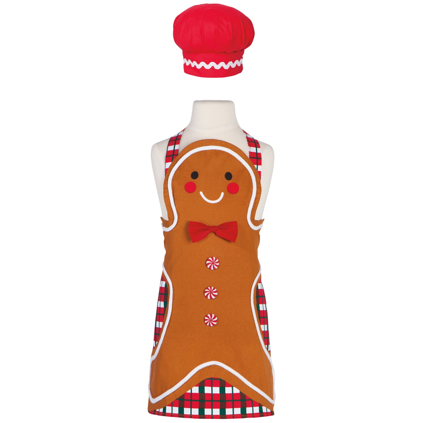 Kid’s Apron & Hat Set (Gingerbread Christmas)
