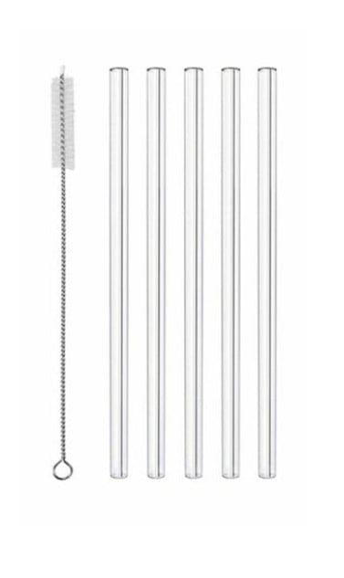 GLASS STRAW SET