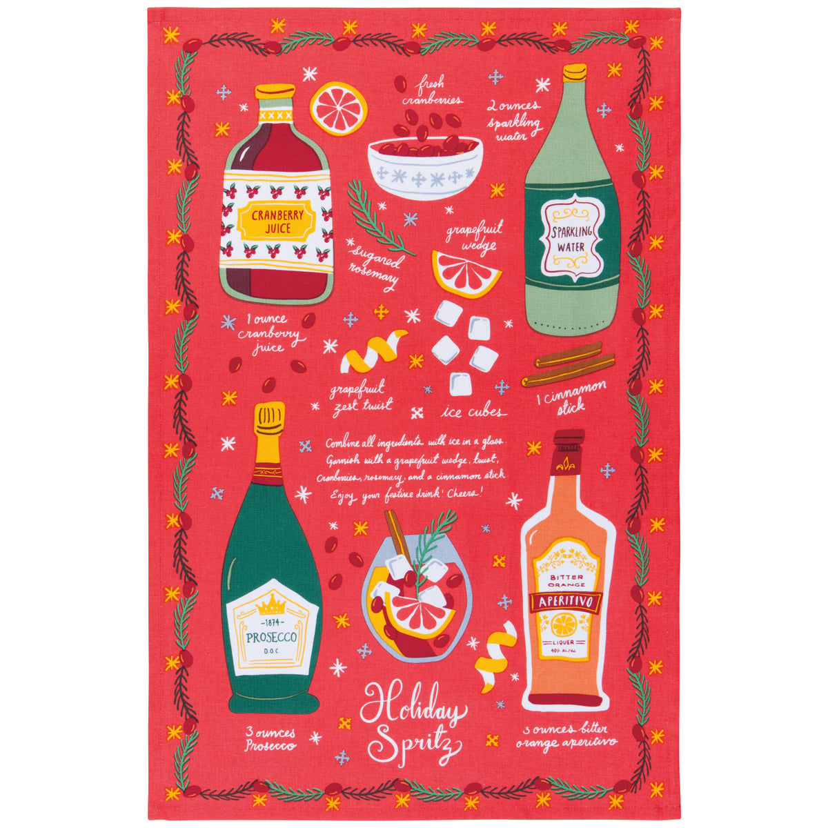 Dishtowel - Holiday Spritz (set of 2)
