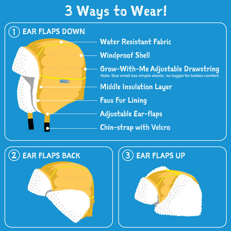 Jan & Jul Toasty-Dry Trapper Hats