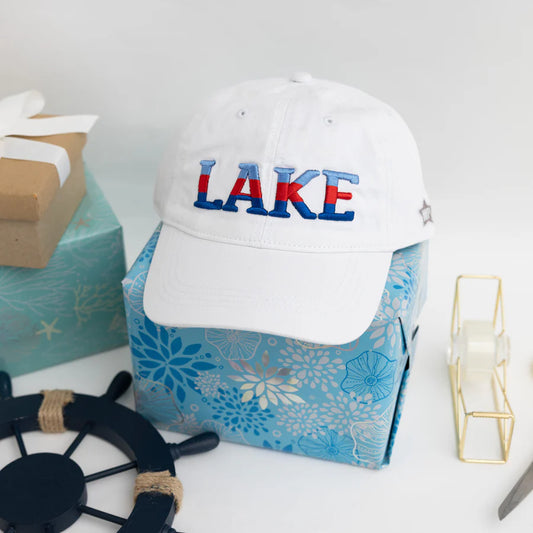 LAKE - embroidered cotton adjustable Hat