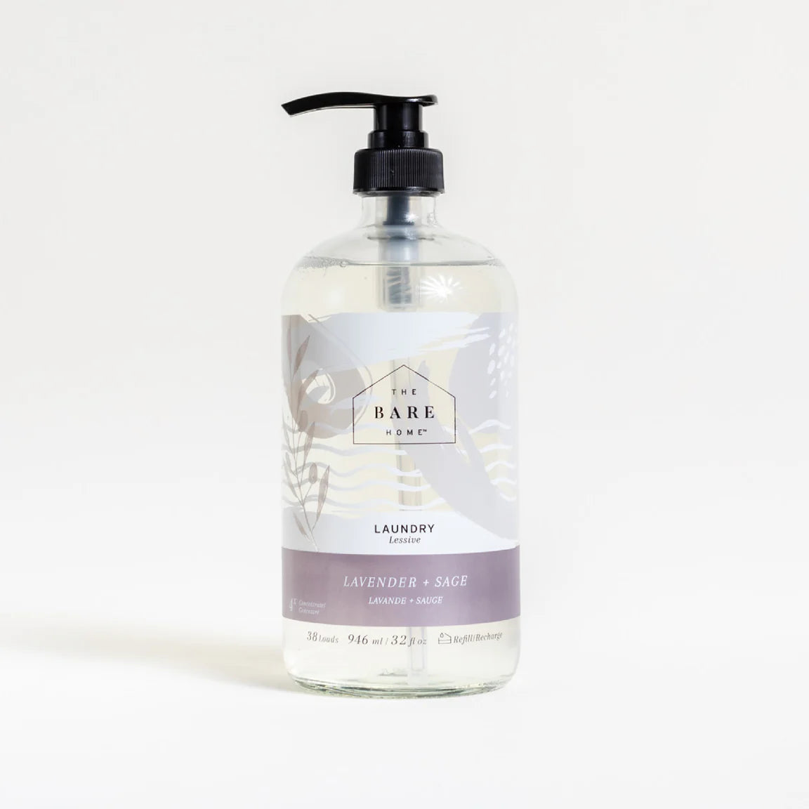The Bare Home - Laundry Detergent (Glass Bottle)