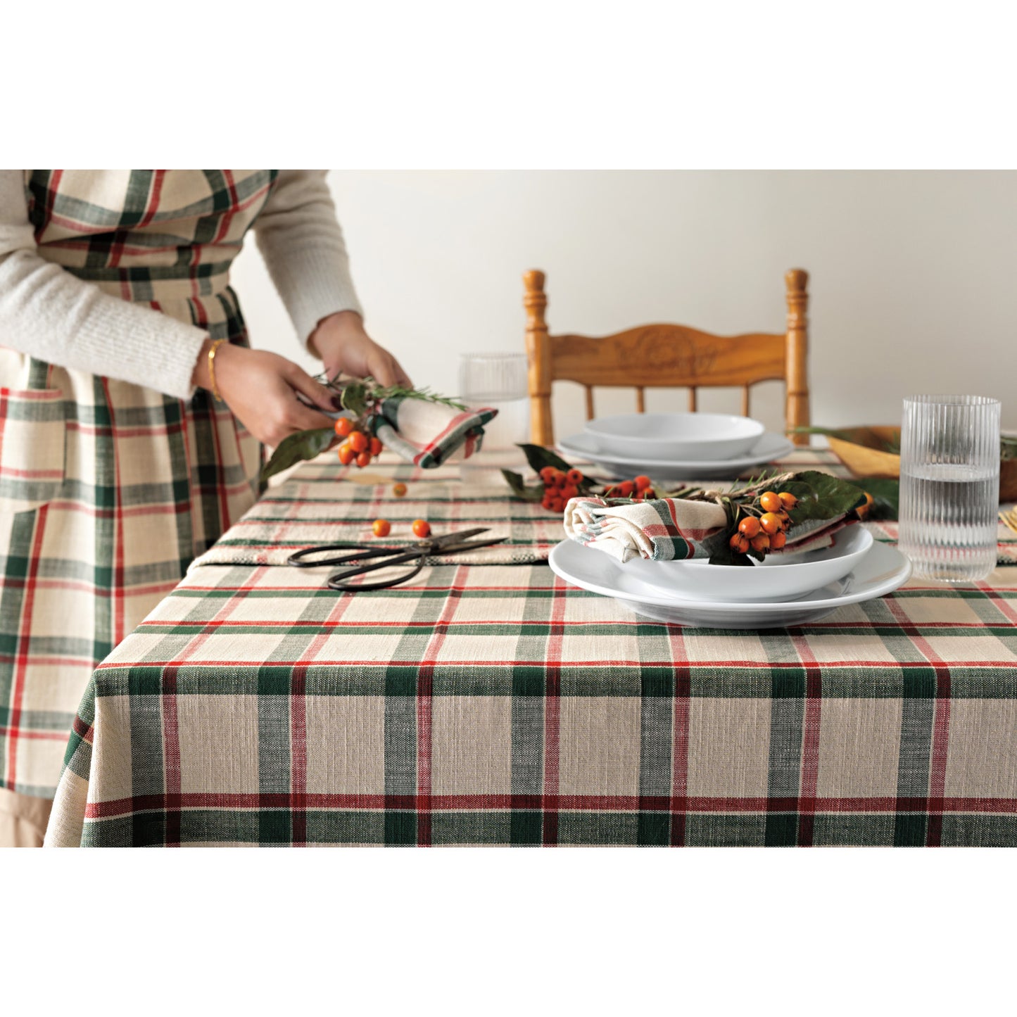 Noel Plaid Christmas Napkins (Set of 4)