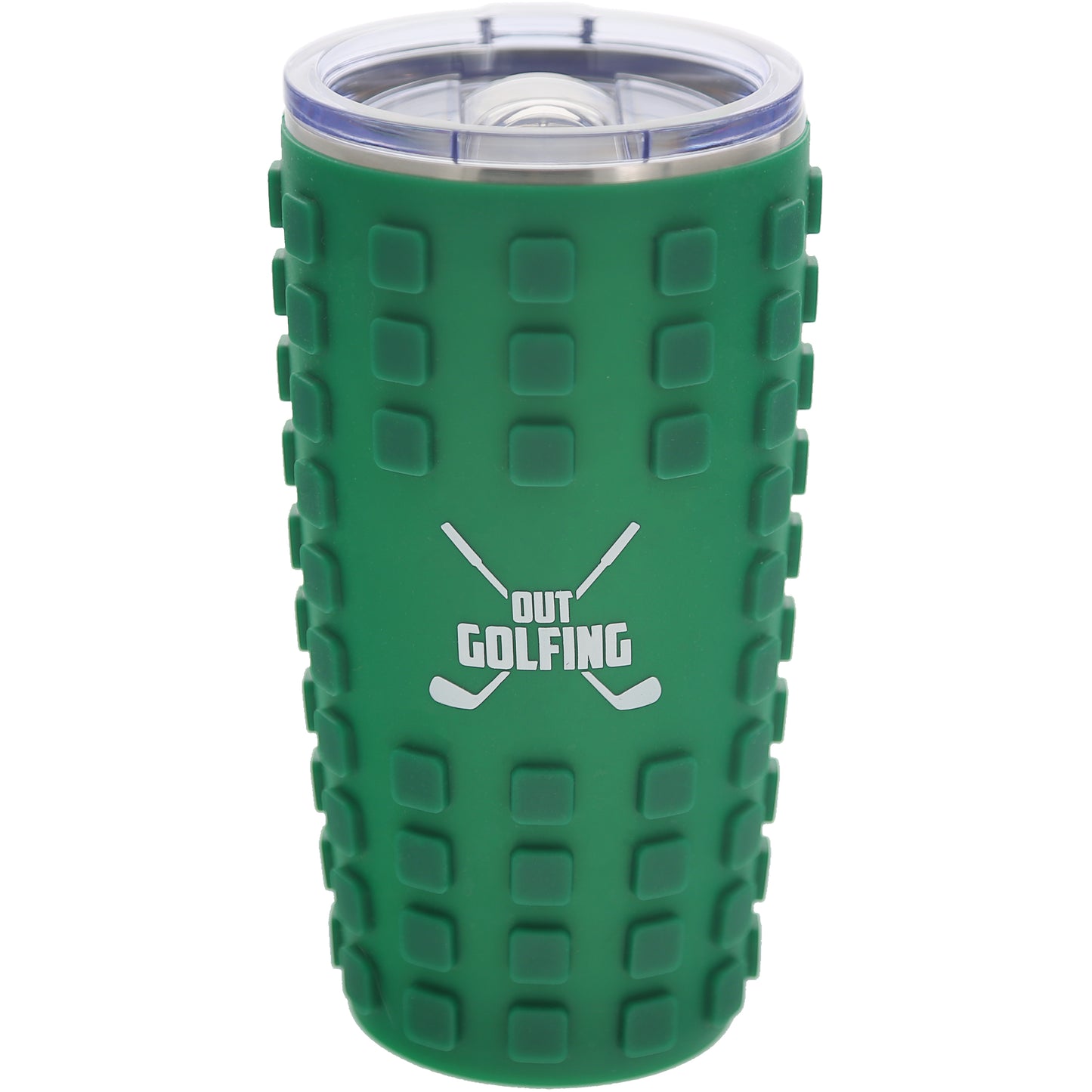 Out Golfing - Travel Tumbler with 3D Silicone Wrap