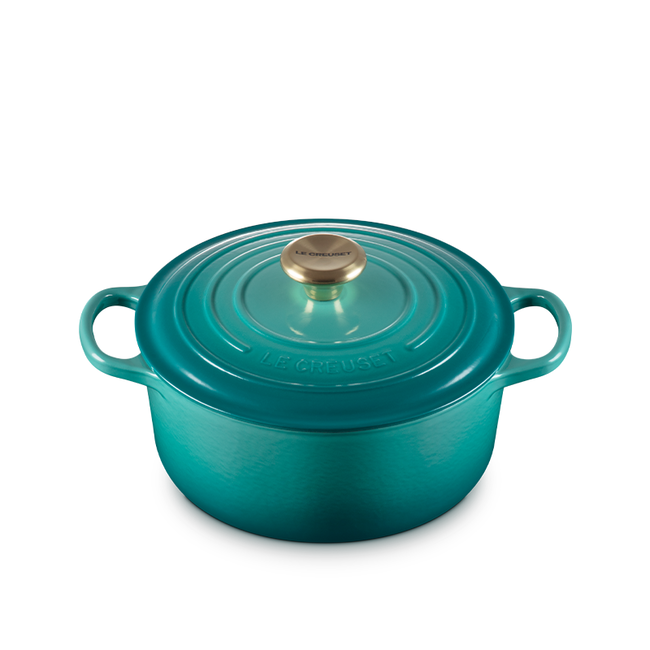 NEW Le Creuset Round Dutch Oven 4.2L – Bleu Riviera
