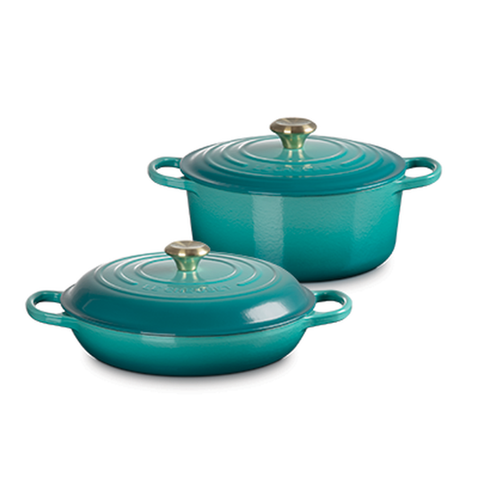 NEW Le Creuset Braiser 3.5L - Bleu Riviera
