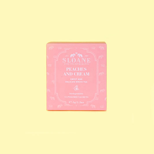 Sloane Tea - Peaches & Cream - Sachet Box 15ct