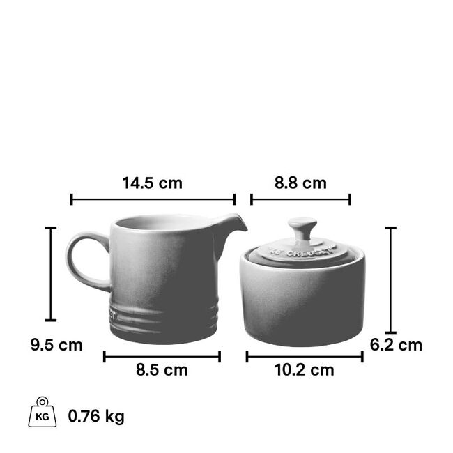 Le Creuset -  Classic Cream & Sugar Set