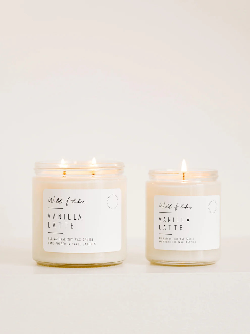Wild Flicker - Vanilla Latte - Soy Wax Candle