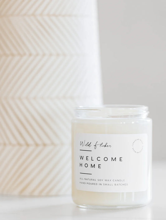 Wild Flicker - Welcome Home - Soy Wax Candle