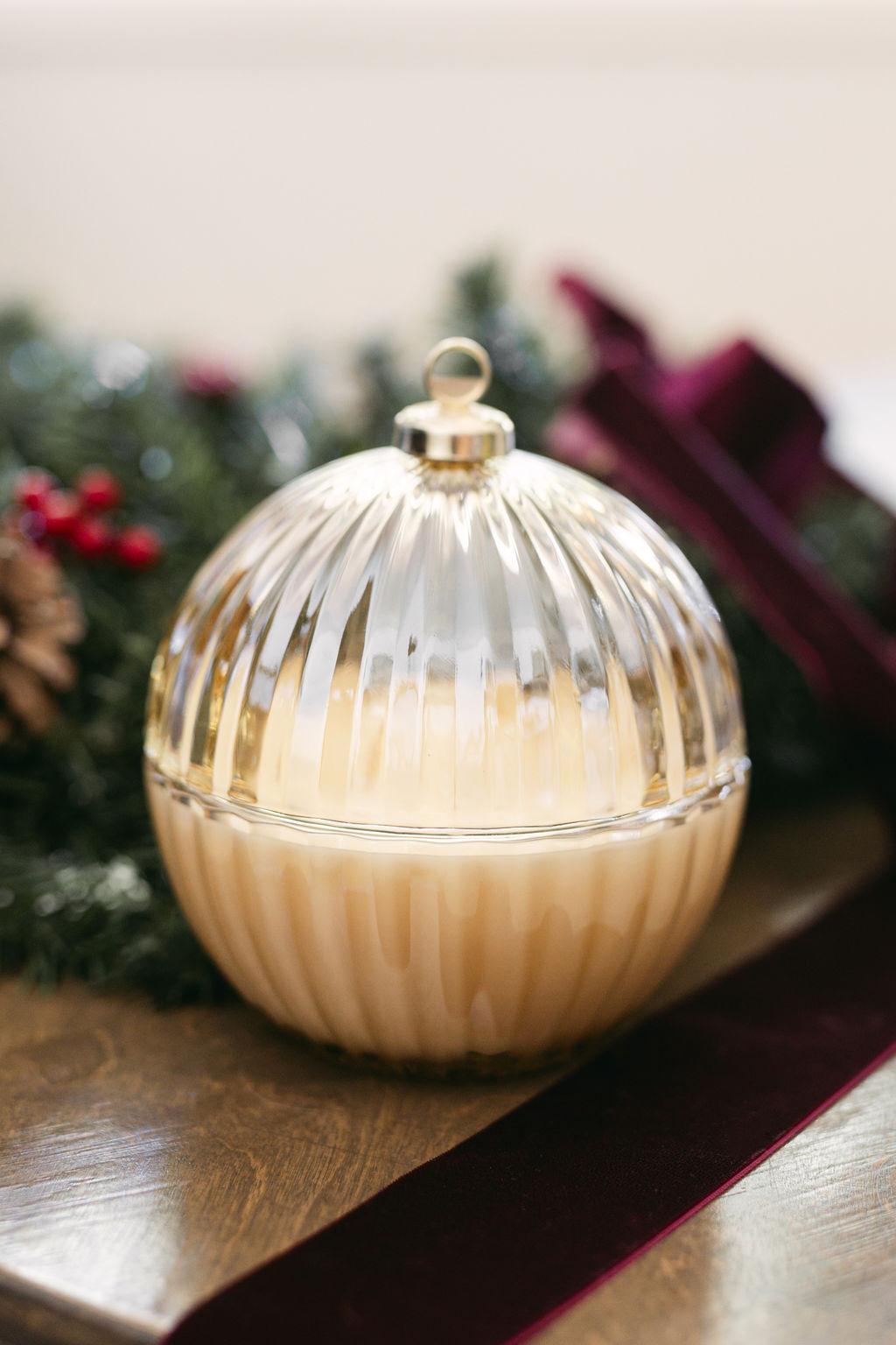 Wild flicker - Holiday Ornament Candle