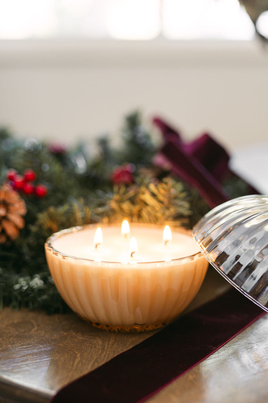 Wild flicker - Holiday Ornament Candle