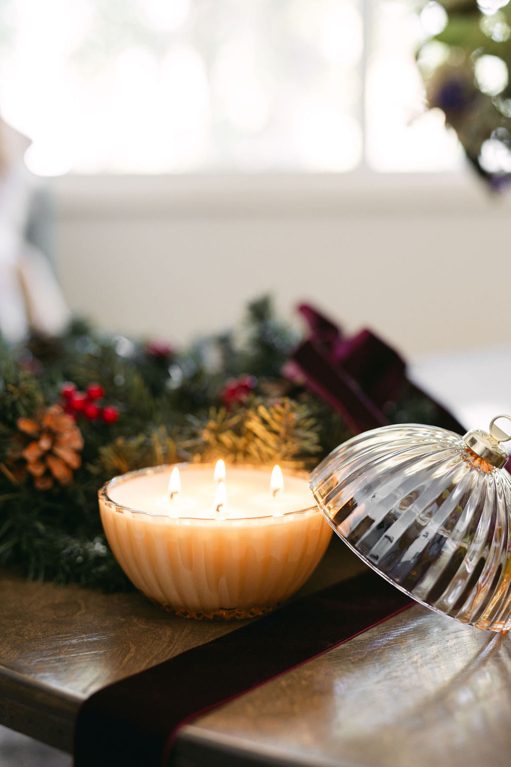 Wild flicker - Holiday Ornament Candle