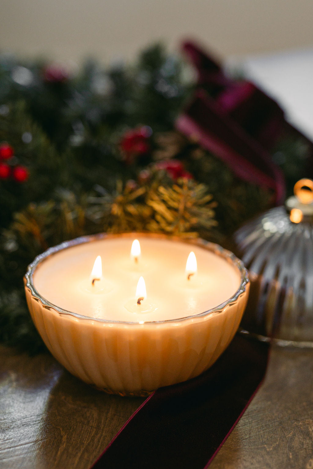 Wild flicker - Holiday Ornament Candle